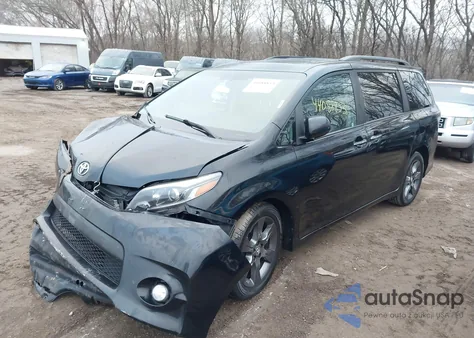 2016 Toyota Sienna Se 8 Passenger from USA, damaged, VIN 5TDXK3DC2GS746987